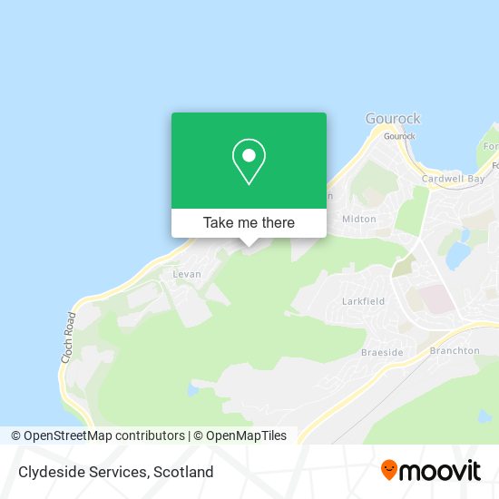Clydeside Services map