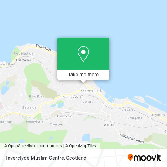 Inverclyde Muslim Centre map