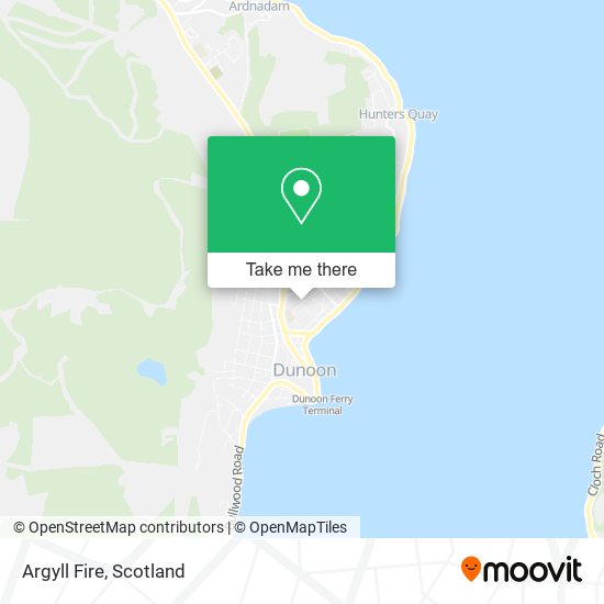 Argyll Fire map