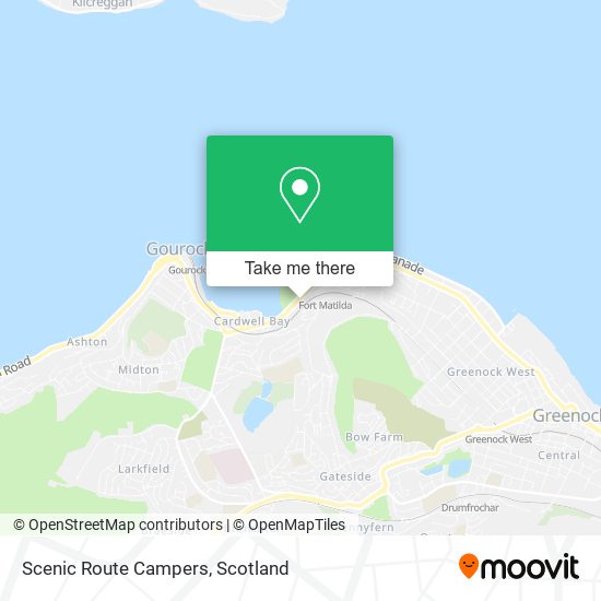 Scenic Route Campers map