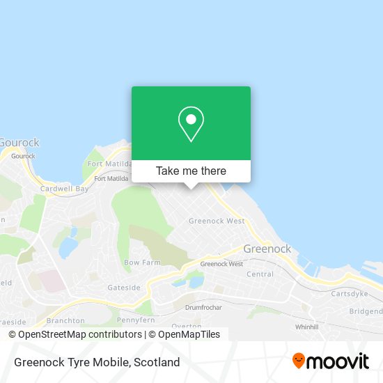 Greenock Tyre Mobile map