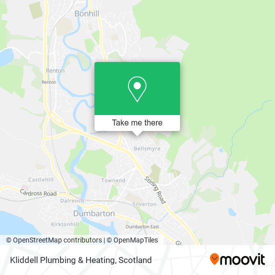 Kliddell Plumbing & Heating map