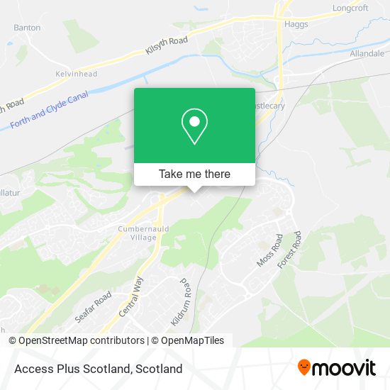 Access Plus Scotland map