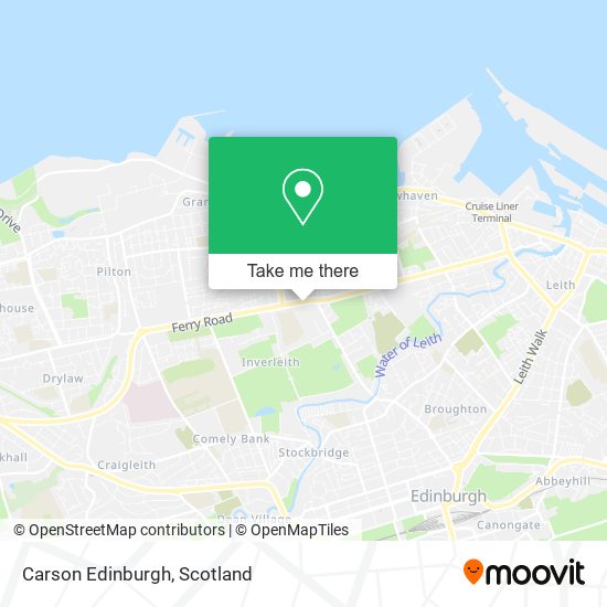 Carson Edinburgh map
