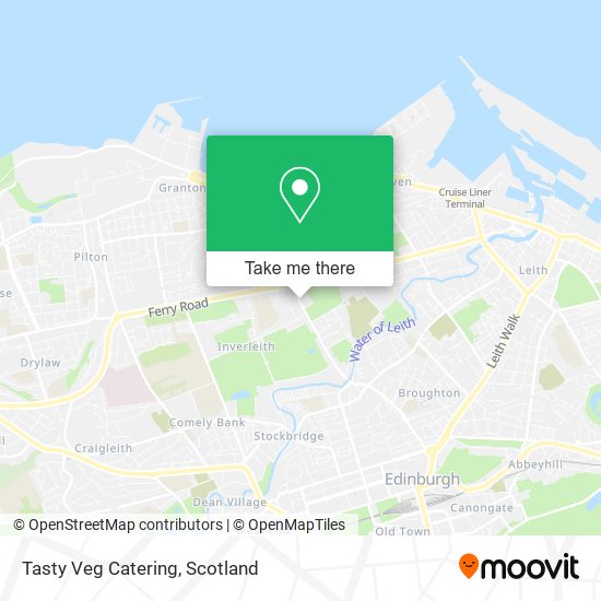 Tasty Veg Catering map