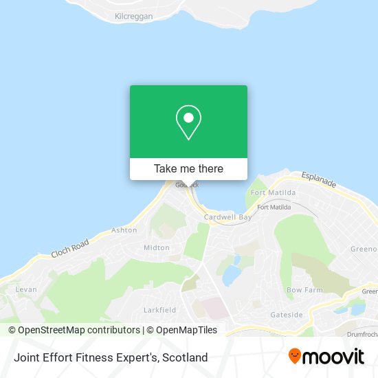 Joint Effort Fitness Expert's map