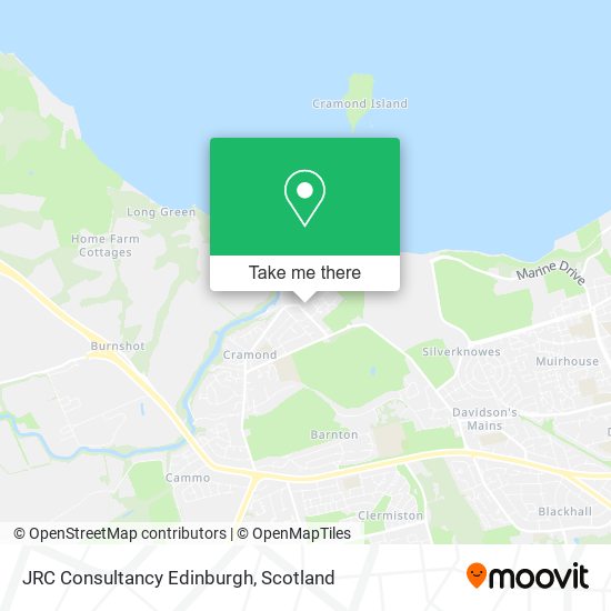 JRC Consultancy Edinburgh map