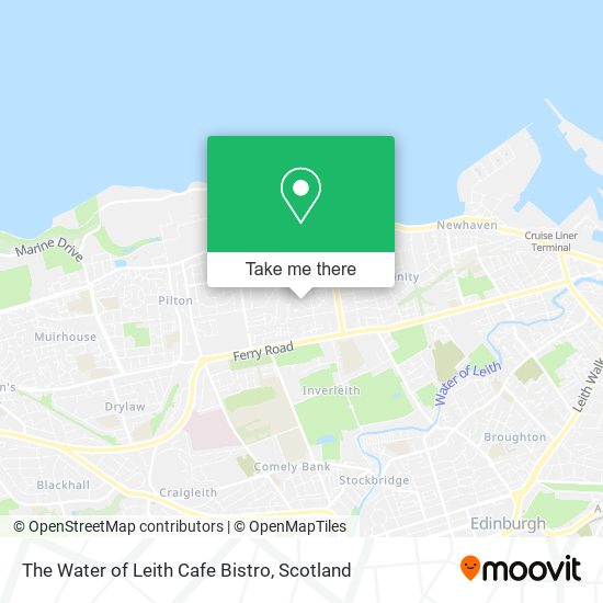 The Water of Leith Cafe Bistro map