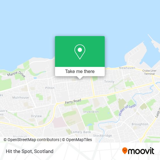 Hit the Spot map