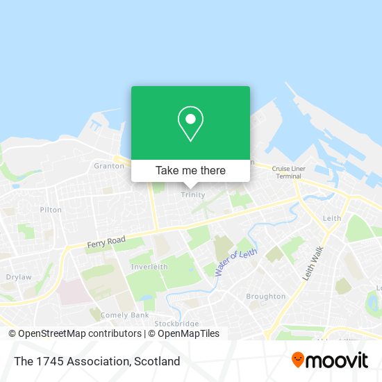 The 1745 Association map