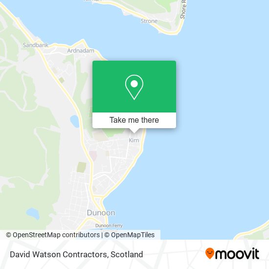 David Watson Contractors map