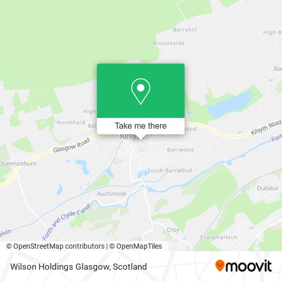 Wilson Holdings Glasgow map