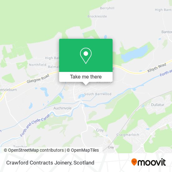 Crawford Contracts Joinery map