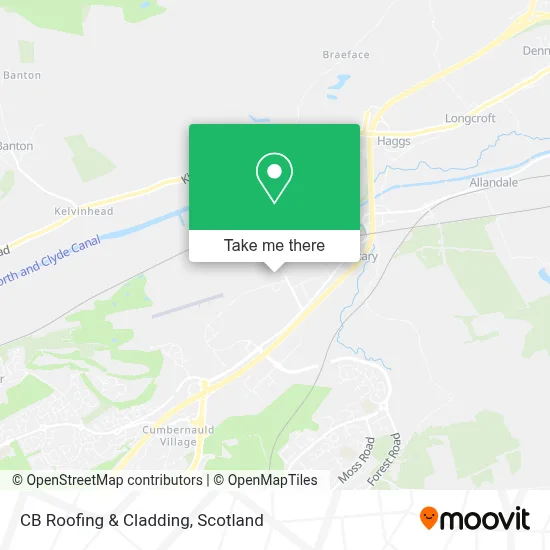 CB Roofing & Cladding map