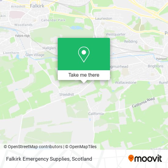 Falkirk Emergency Supplies map