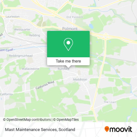 Mast Maintenance Services map