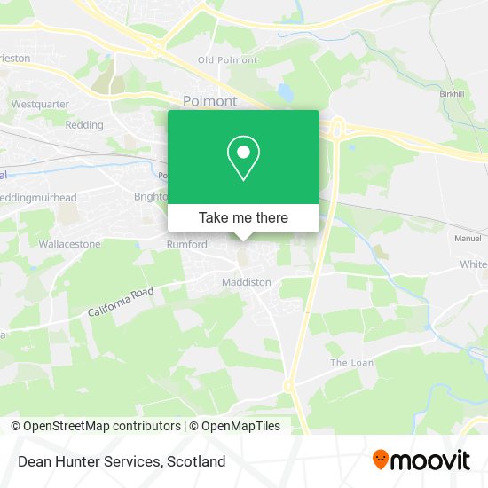 Dean Hunter Services map