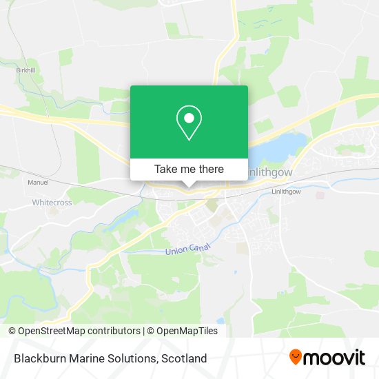 Blackburn Marine Solutions map