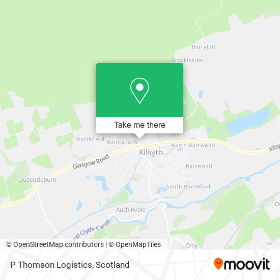 P Thomson Logistics map