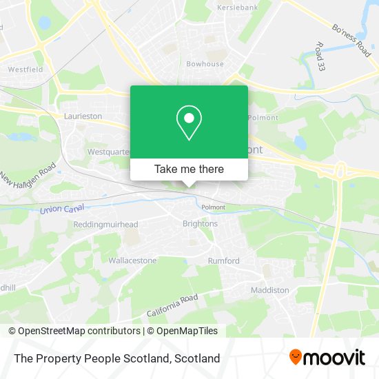 The Property People Scotland map