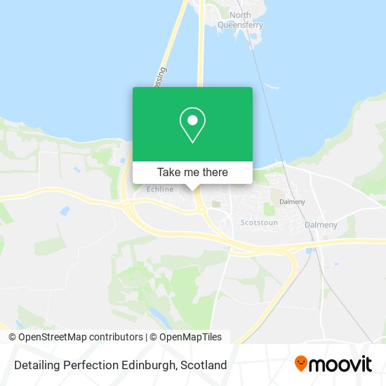 Detailing Perfection Edinburgh map