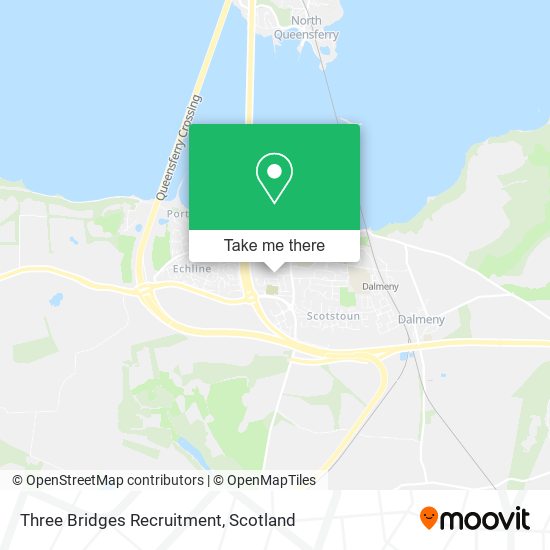 Three Bridges Recruitment map