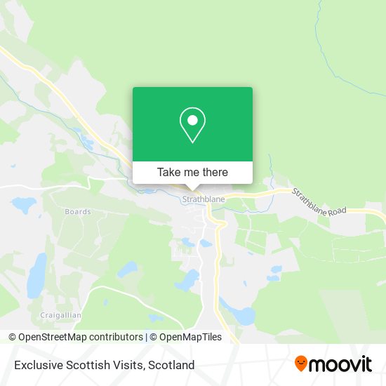 Exclusive Scottish Visits map