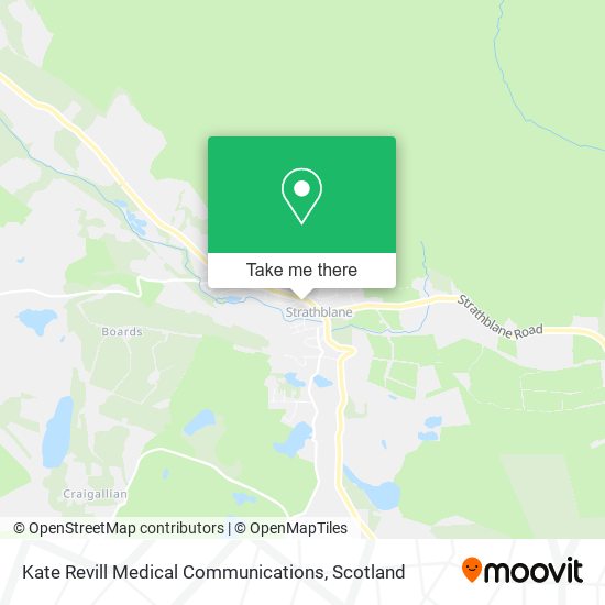 Kate Revill Medical Communications map