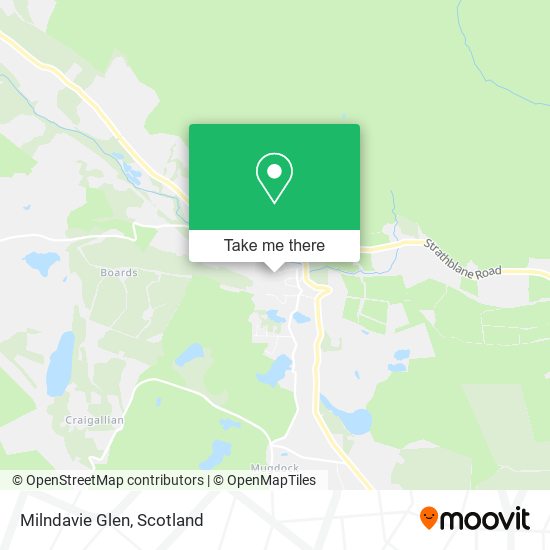 Milndavie Glen map