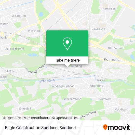 Eagle Construction Scotland map