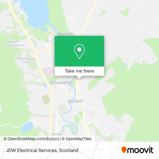 JDW Electrical Services map