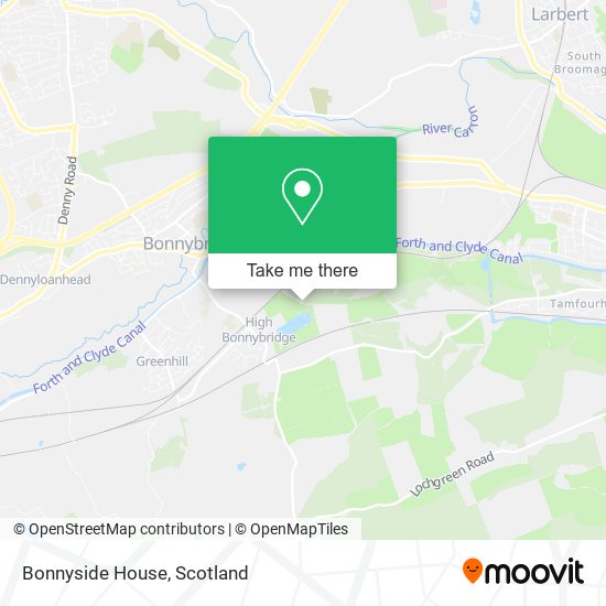 Bonnyside House map