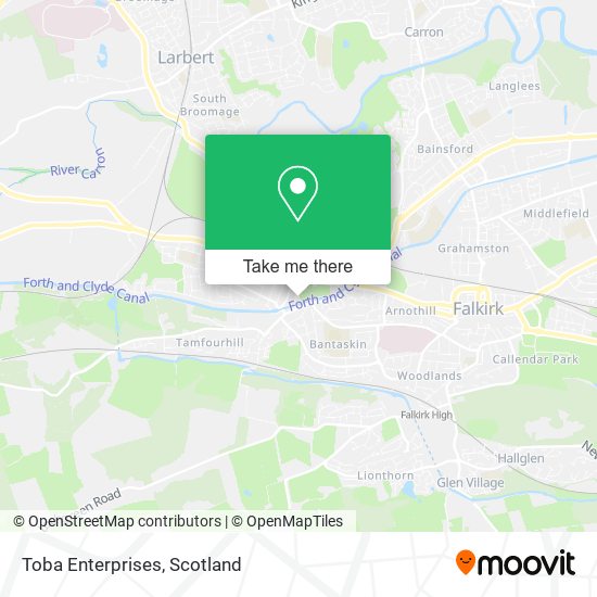 Toba Enterprises map