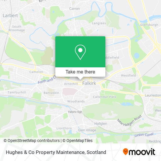 Hughes & Co Property Maintenance map