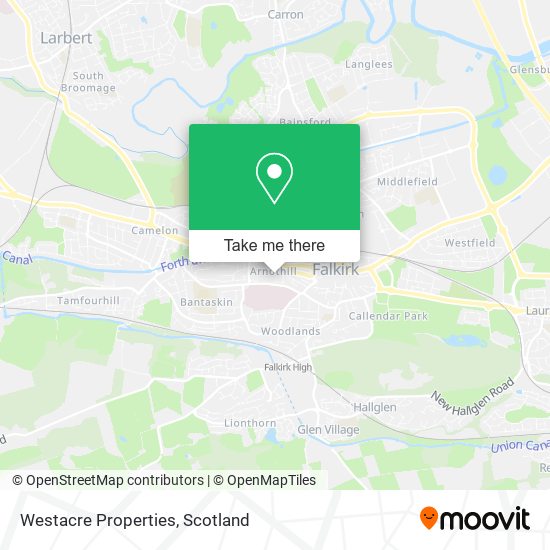 Westacre Properties map