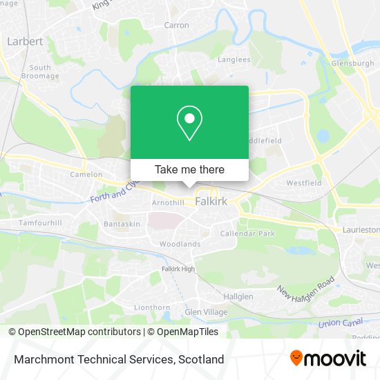 Marchmont Technical Services map