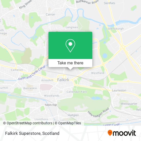 Falkirk Superstore map
