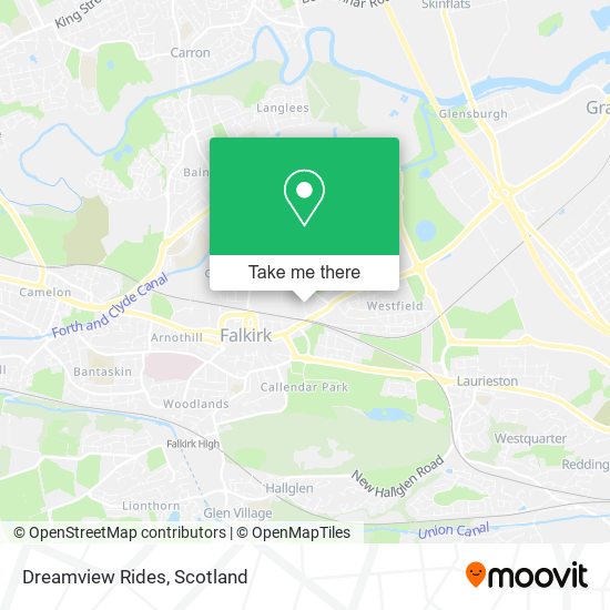 Dreamview Rides map