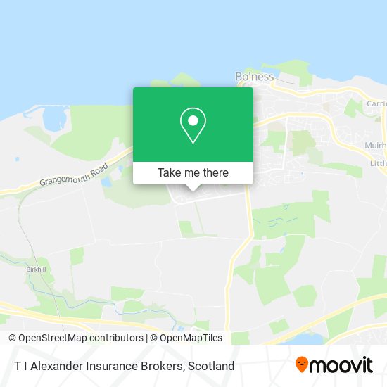 T I Alexander Insurance Brokers map