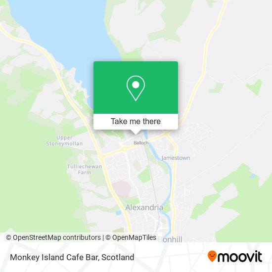 Monkey Island Cafe Bar map