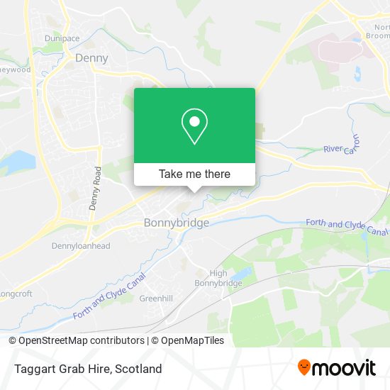 Taggart Grab Hire map