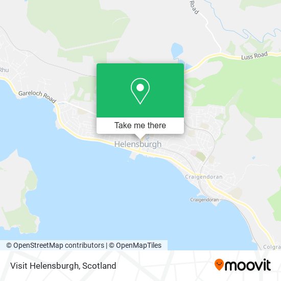 Visit Helensburgh map