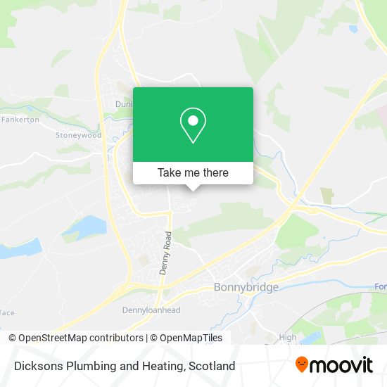 Dicksons Plumbing and Heating map