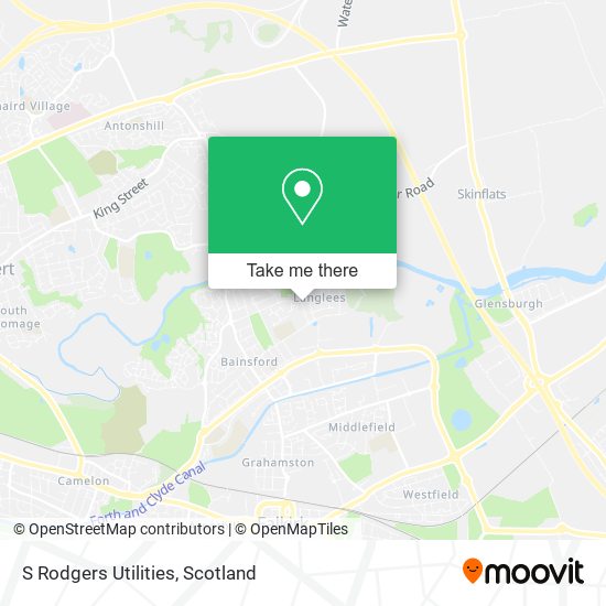 S Rodgers Utilities map
