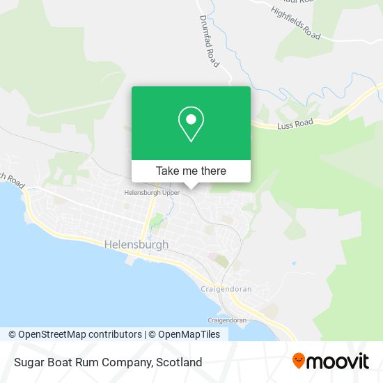 Sugar Boat Rum Company map