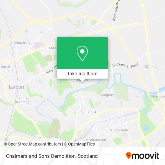 Chalmers and Sons Demolition map