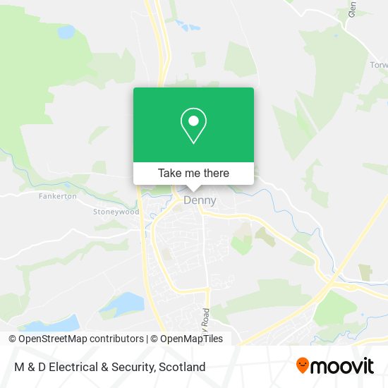 M & D Electrical & Security map