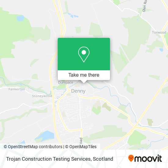 Trojan Construction Testing Services map