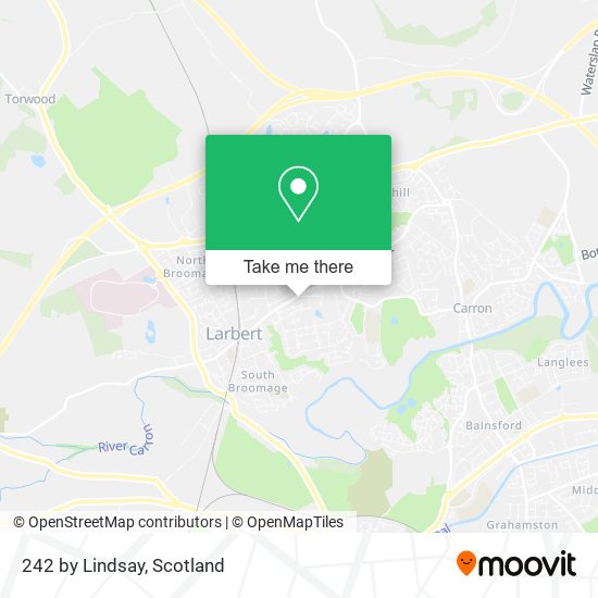 242 by Lindsay map