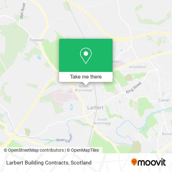 Larbert Building Contracts map